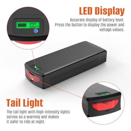 52V 72V 20AH 25AH 28.8AH Waterproof Lithium Battery with Rack C631126
