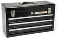 20inch 3 Drawer Steel Tool Box Black Q722