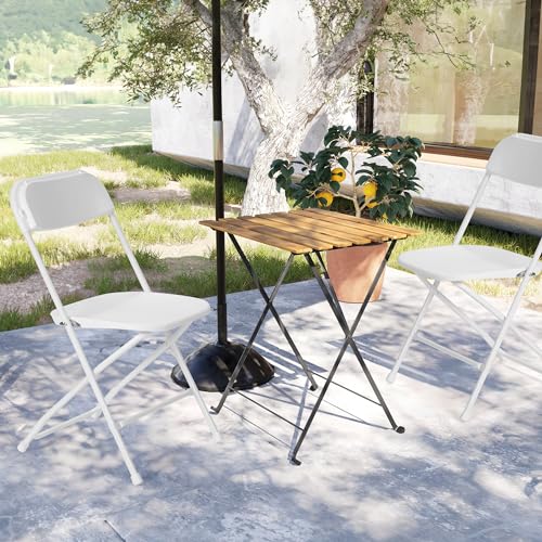White Plastic Folding Chair D781945