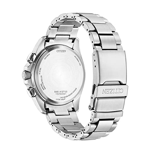 Stainless Steel Eco-Drive Chronograph Watch Z375245
