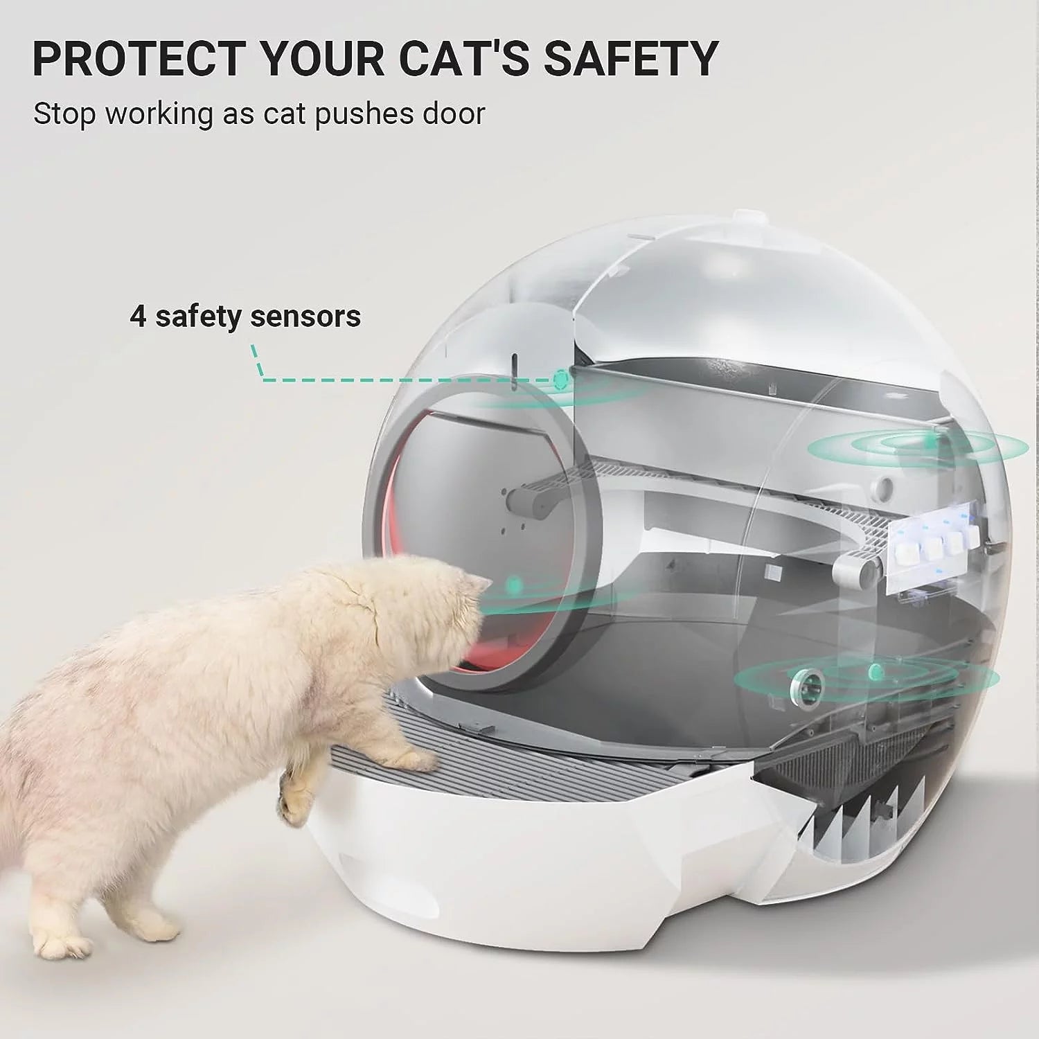 WiFi Smart Self-Cleaning Cat Litter Box K407