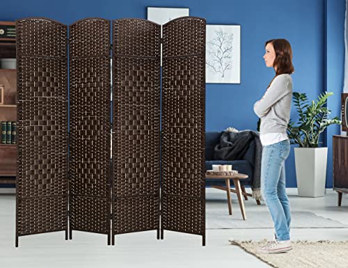 6 Ft Tall 6 Panel Foldable Room Divider X17957