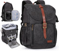 Pink Waterproof DSLR Camera Backpack with Rain Cover W245930