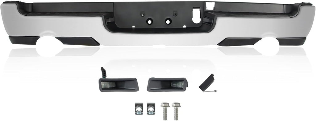 Steel Chrome Rear Step Bumper Assembly X380736