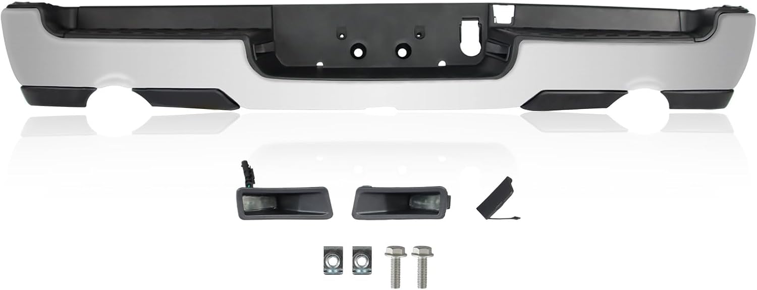 Steel Chrome Rear Step Bumper Assembly X380736