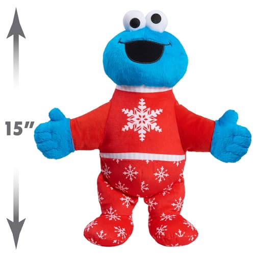 15-inch Large Plush Cookie Monster Stuffed Animal K71487