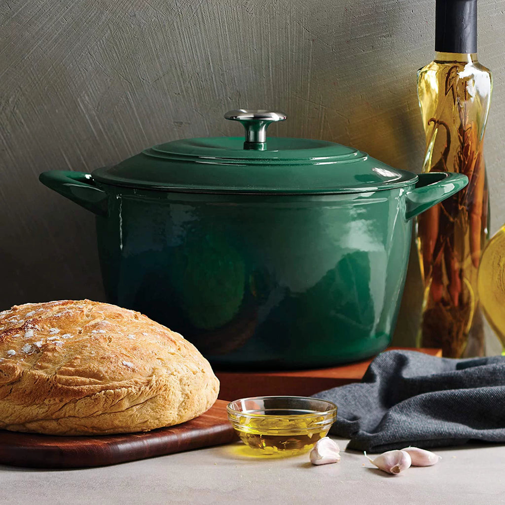 7 Qt Enameled Cast Iron Dutch Oven C387