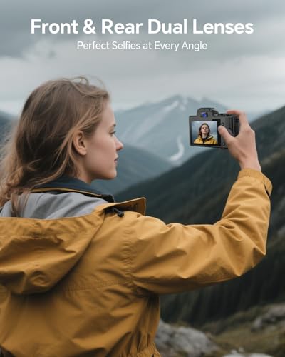 Black 88MP Autofocus WiFi Digital Camera with 64GB Card P566375