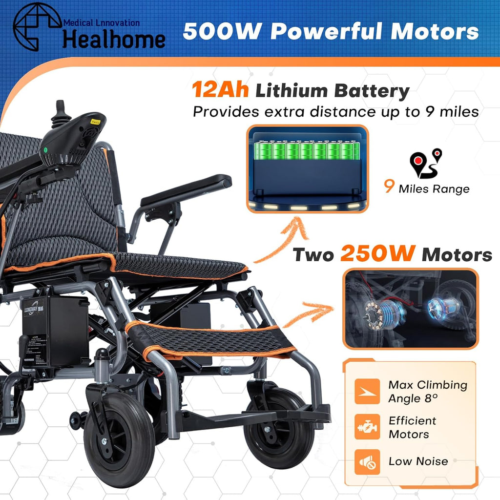 Portable Motorized Electric Wheelchair V98795