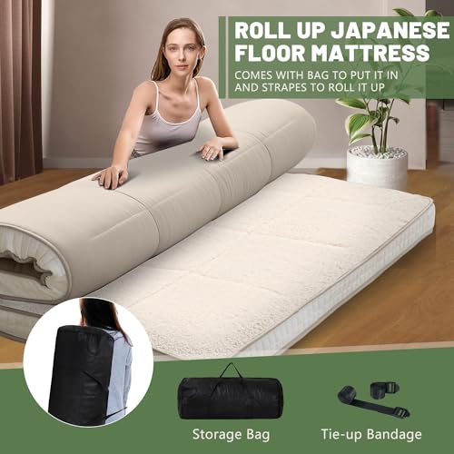 Twin Full Queen Foldable Floor Mattress Q974492
