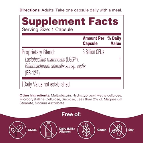 Daily Probiotic Capsules, 60 Count T42712