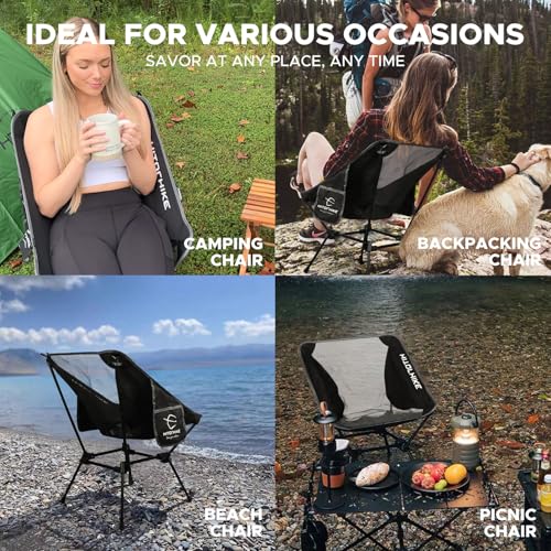 Compact Ultralight Camping Chair with Carry Bag Y807