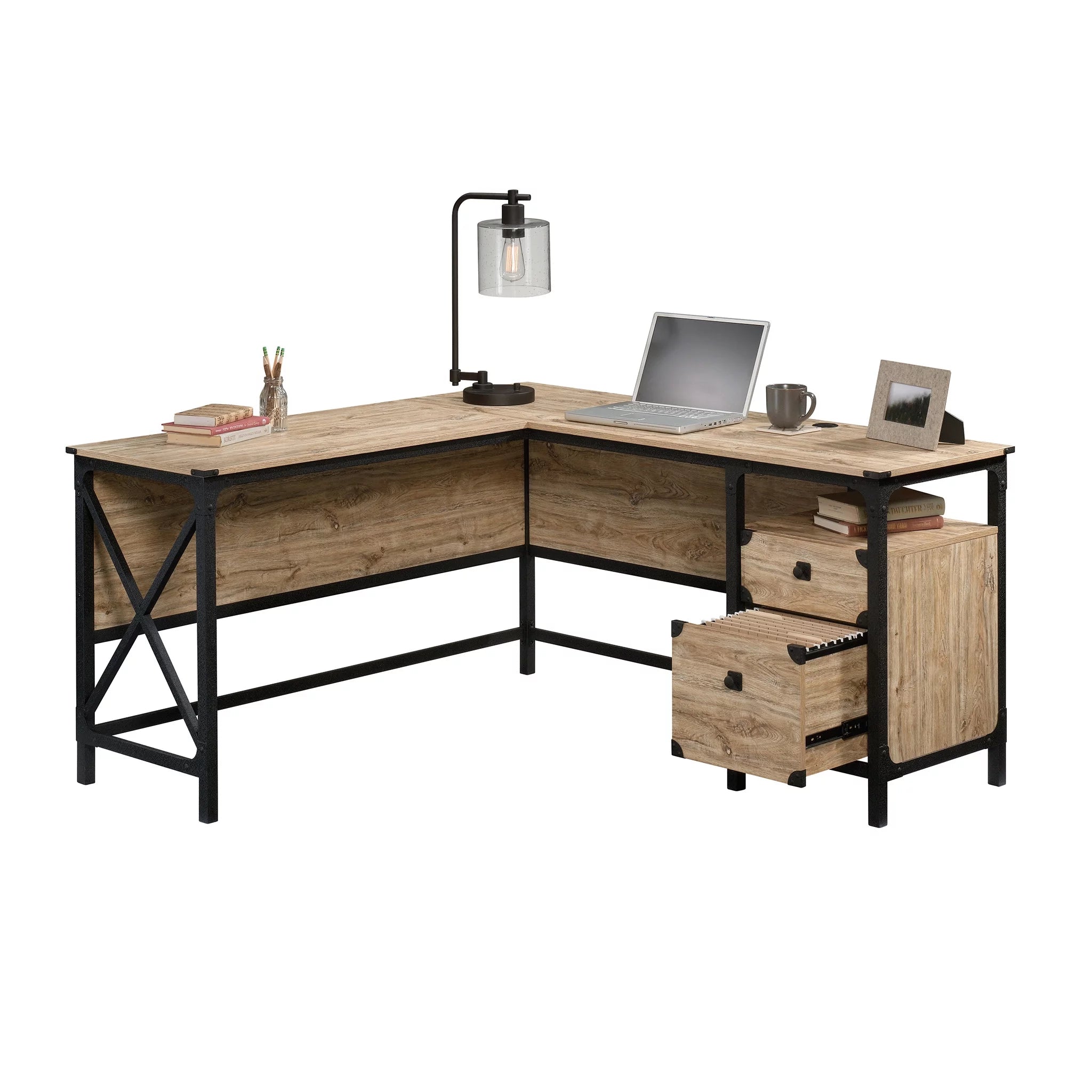 Milled Mesquite Finish L-Desk M491487