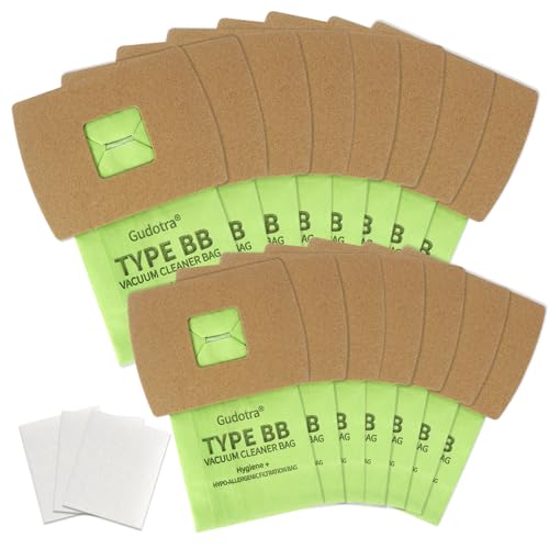 15 Pack Type BB Vacuum Bags with 3 Motor Filter Y4525