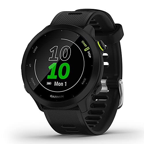 Black GPS Running Watch with Heart Rate Monitor O974