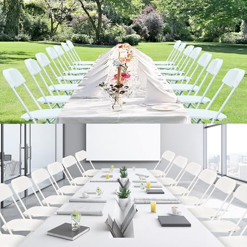 White Plastic Folding Chair D781945
