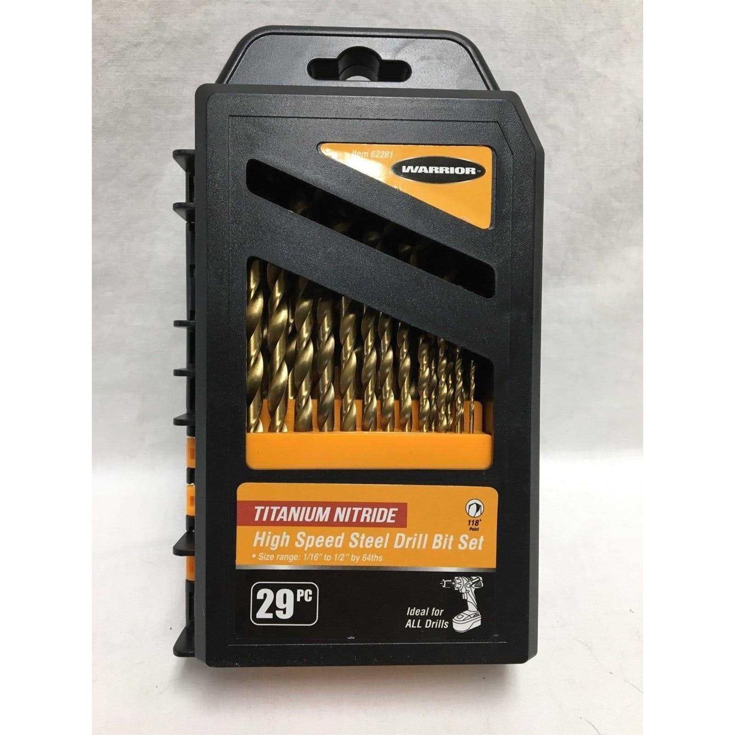 Titanium Nitride High Speed Steel Drill Bit Set R6716