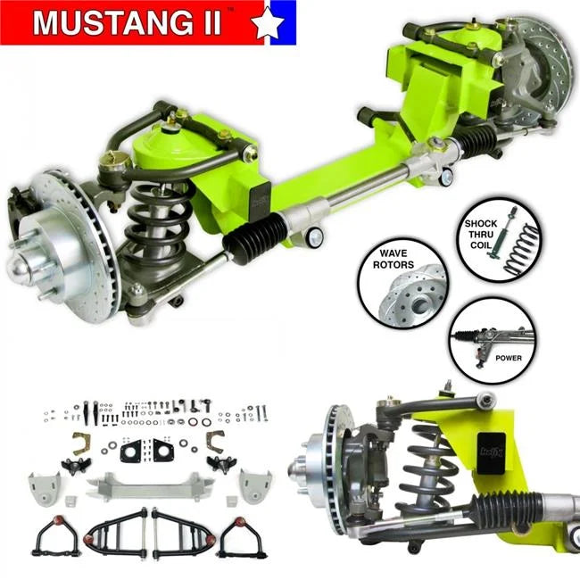 2 IFS Shx Thru Coil with Stock 5 x 4.75 Power LH Rack for 40-46 Grnaham Grnaham&Hupp Mustang E395226