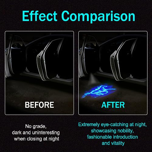 2PCS Car Door LED Projector Lights U829
