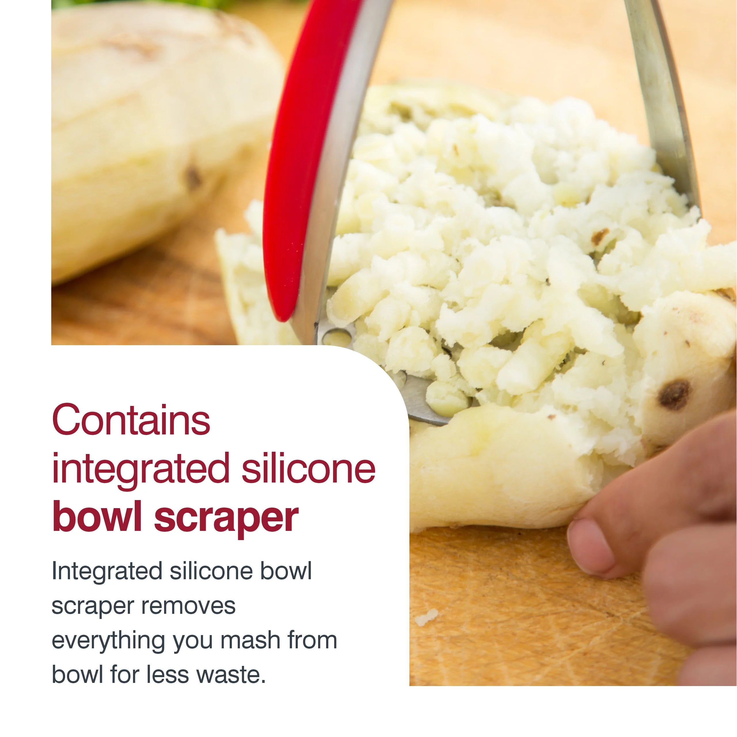11" Stainless Steel Potato Masher V539