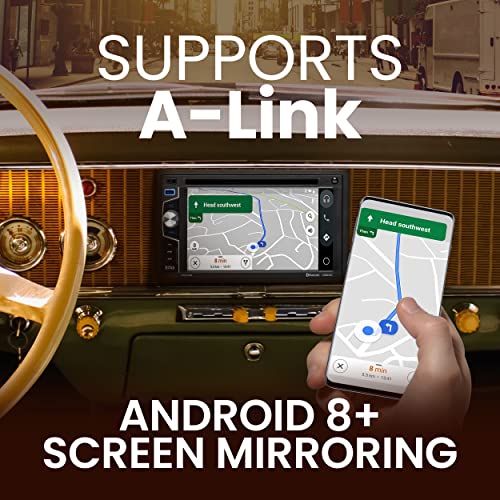 6.2 Inch Double Din Touchscreen Car Stereo System X77774