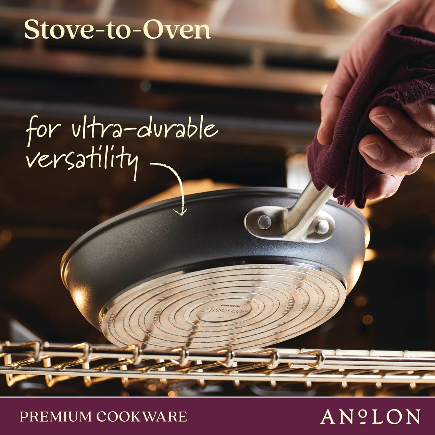 12 Piece Hard Anodized Cookware Set with Deep Frying Pan I964