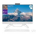 White 27" FHD Touchscreen All-in-One Desktop, AMD Ryzen 7 5700U, 32GB DDR4 RAM, 1TB PCIe M.2 SSD, Windows 11 Pro W5548