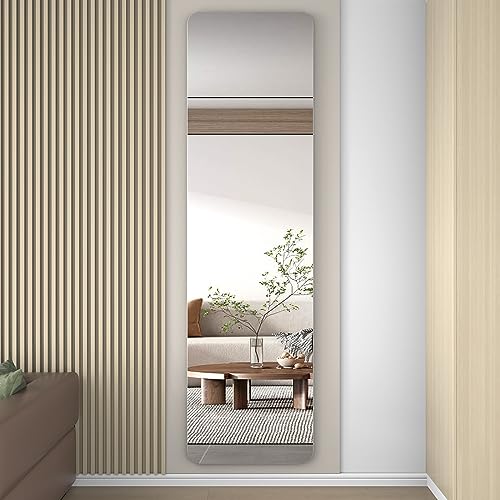 39"x 12" Black Full Length Wall Mounted Mirror L21012