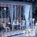 200 LED Warm White Christmas Curtain Lights T32861