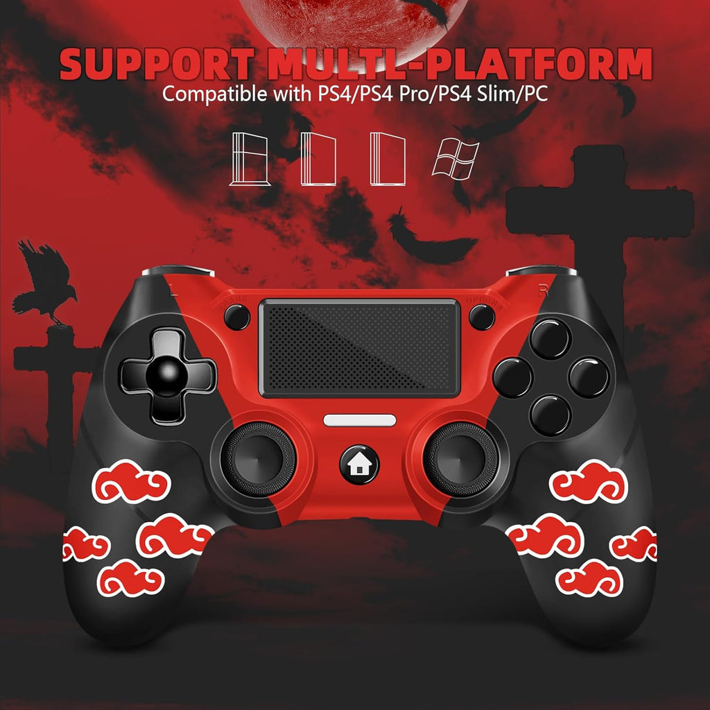 Red Cloudy Wireless Controller for PS4 N481