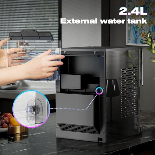 Countertop Nugget Ice Maker, 50LBS/Day Output, Self-Cleaning S476