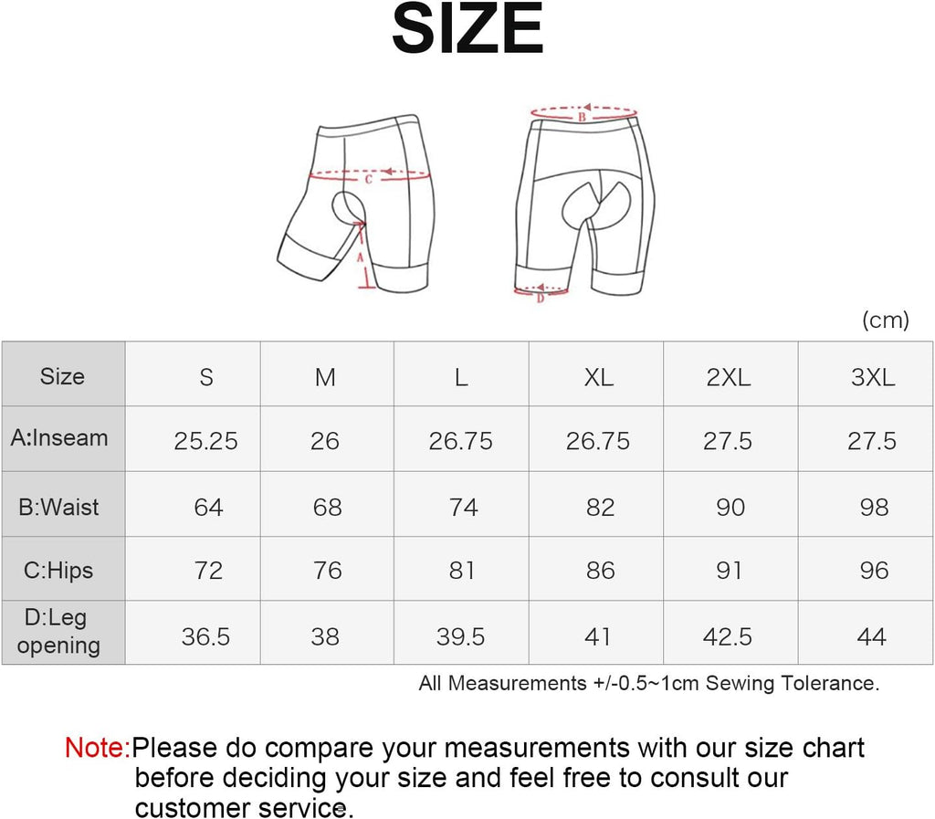 3D Padded Blue Cycling Shorts L6516