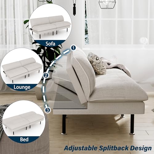 Green 4 in 1 Convertible Futon Sofa Bed U9427