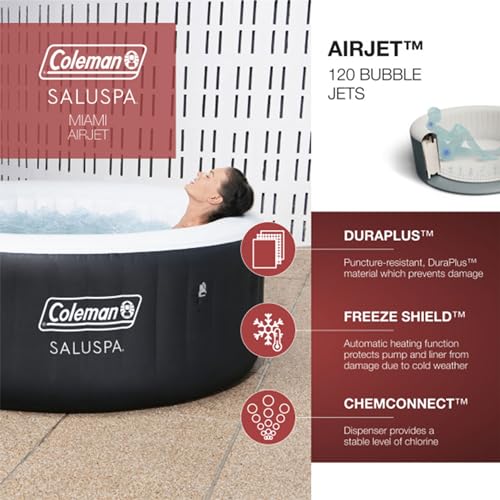 Orange Inflatable Hot Tub with Cover G11589