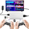 White 64GB 4K HDMI Video Game Console with Dual Wireless Controllers Y30357