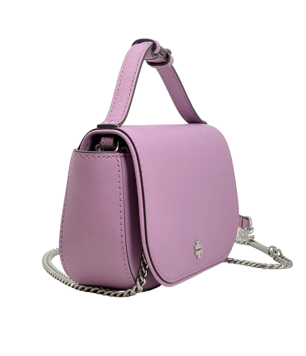Small Saffiano Leather Top Handle Crossbody Bag B22100