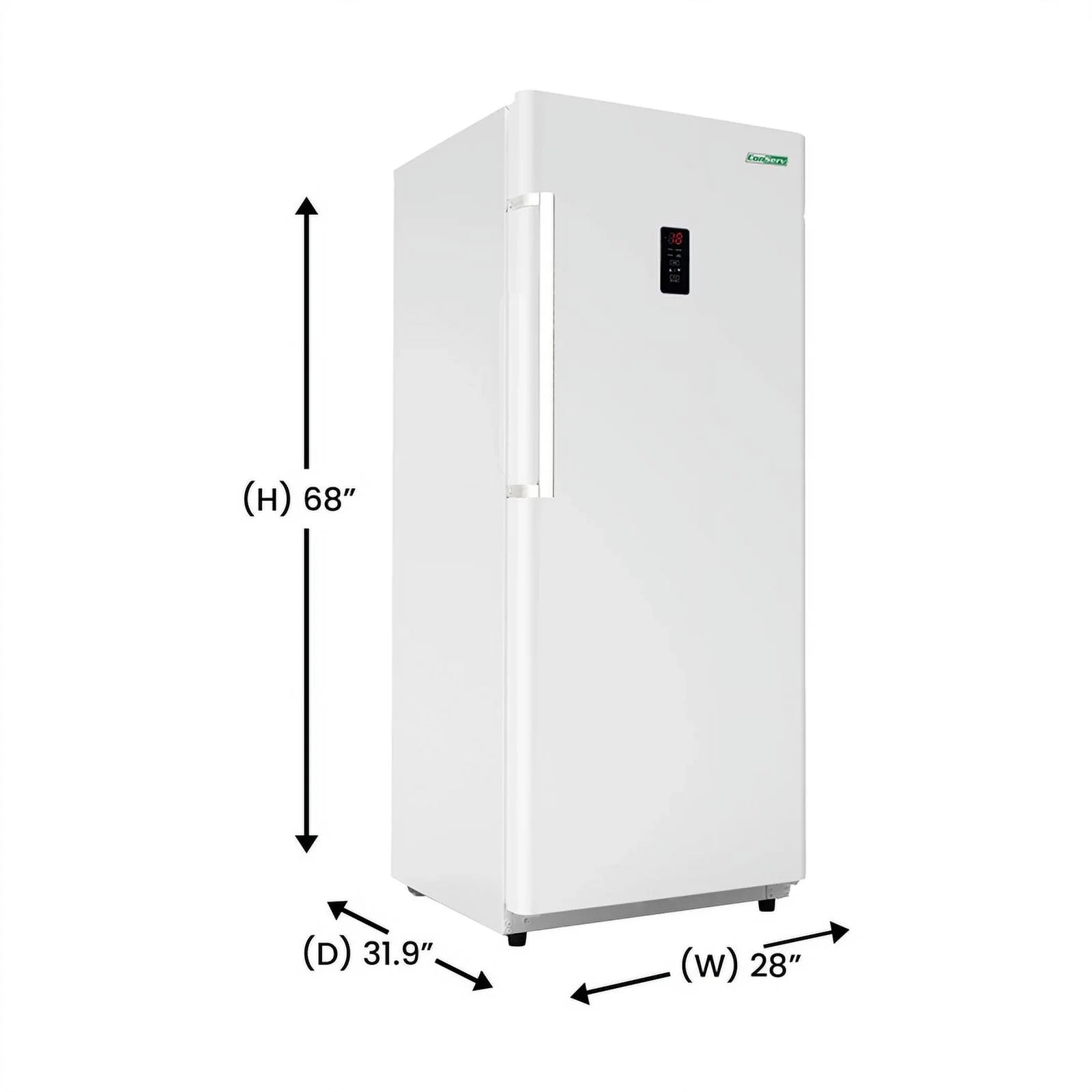 17 cu.ft. Convertible Upright Freezer/Refrigerator in white U477