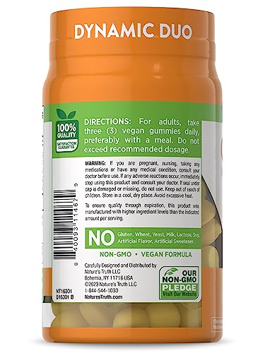 60 Count Vegan Non GMO Gluten Free Vitamin C Gummies with Zinc Z213937