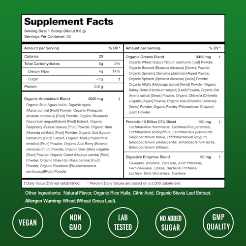 Super Greens Powder Superfood K78716