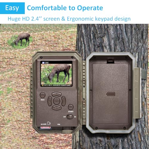 4K 64MP Trail Camera with Night Vision M412