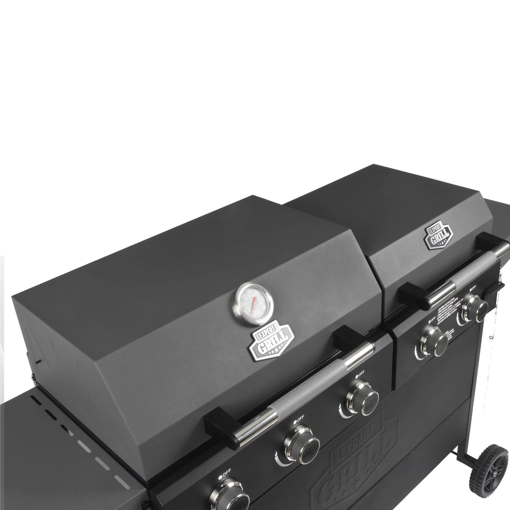 Black 5 Burner Propane Gas Grill and Griddle G255