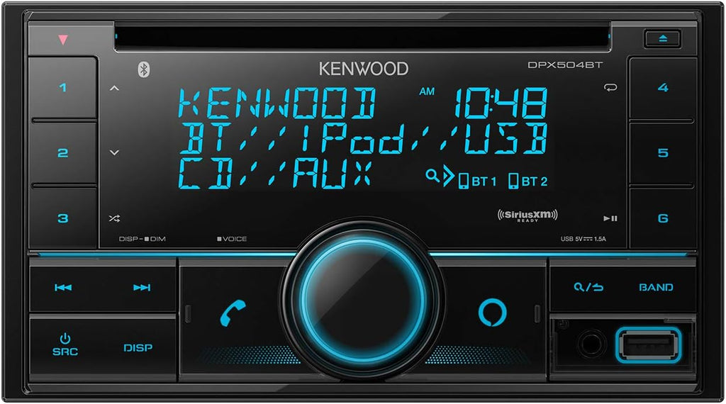 Double DIN CD Receiver with Bluetooth M89267