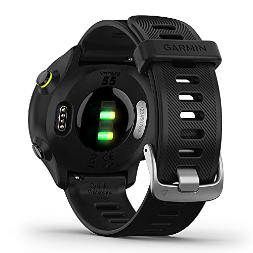 Black GPS Running Watch with Heart Rate Monitor O974