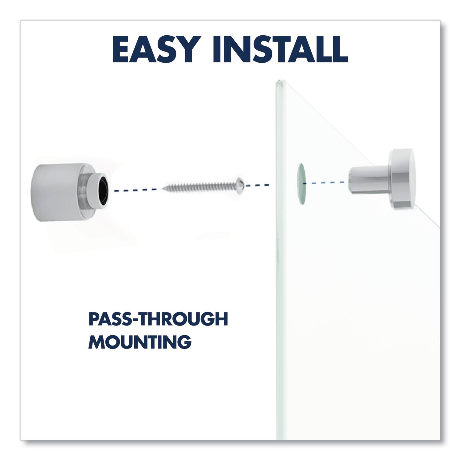 Glass Magnetic Dry-Erase Board V2331
