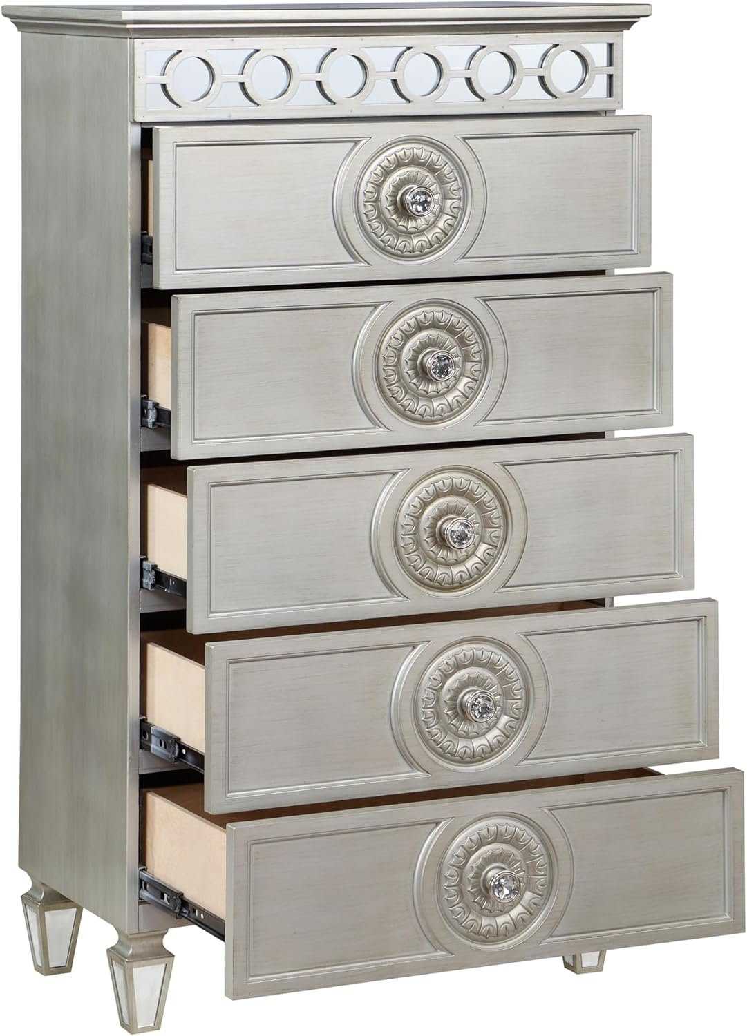 Silver Mirrored Chest L1108
