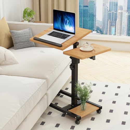Mobile Adjustable Height Laptop Stand with Wheels J5859