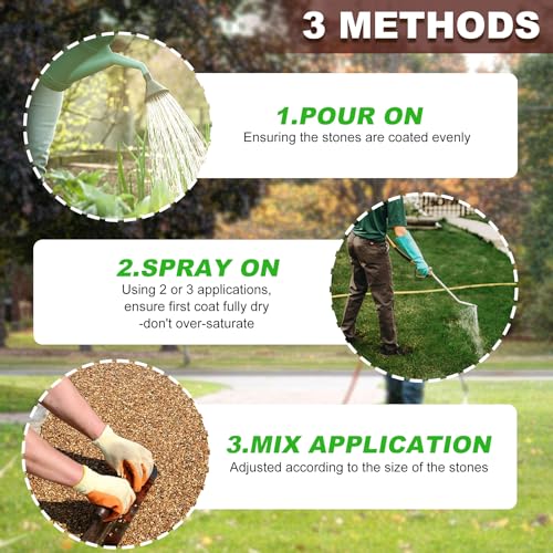 1 Gallon Concentrate Gravel Glue Landscape Adhesive I5660