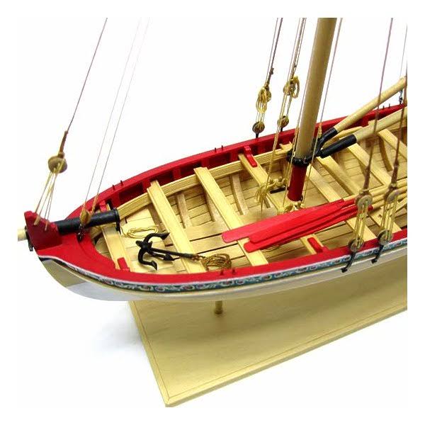 18th Century Longboat Wooden Ship Model Kit 1:48 Scale F985773