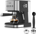 20 Bar Espresso Machine with Milk Frother Steam Wand, 50oz Water Tank A269