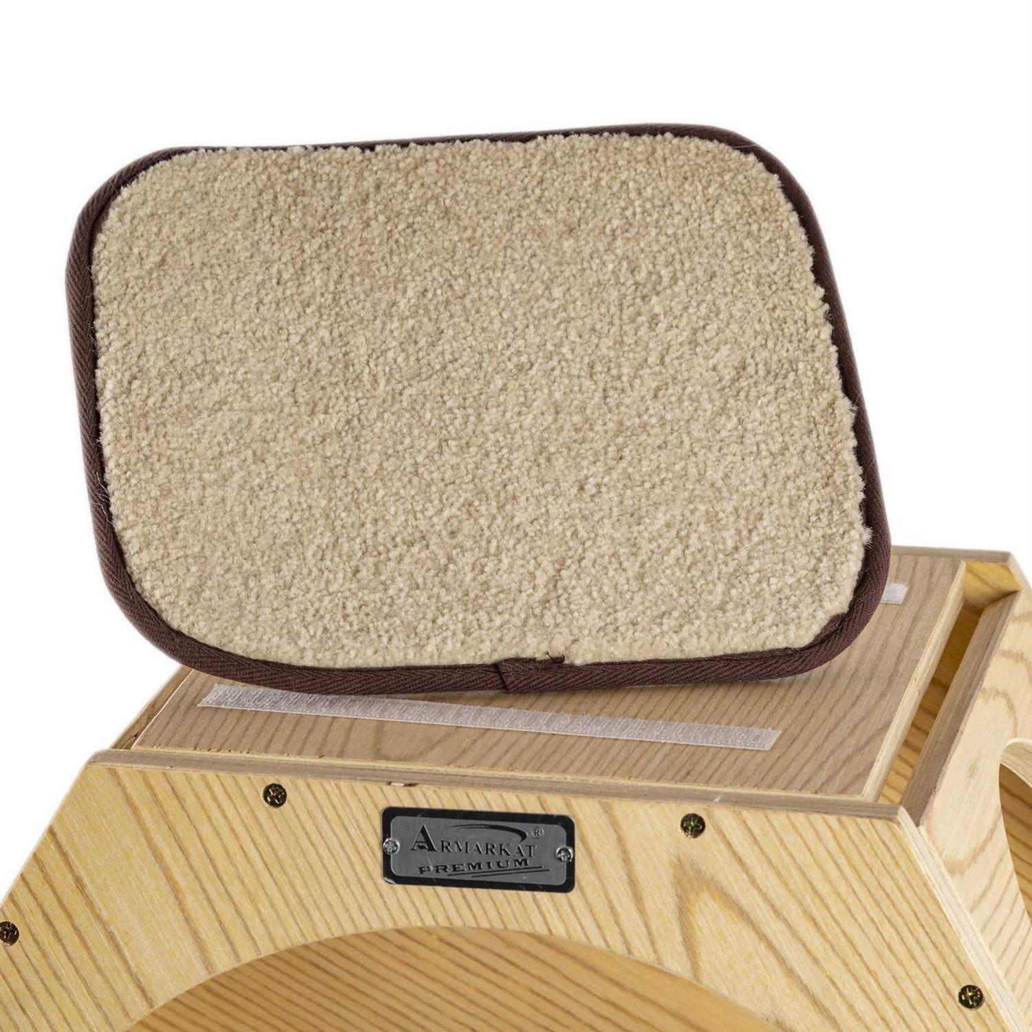 Set of Two Natural Wood Wall Tree Additions X9396